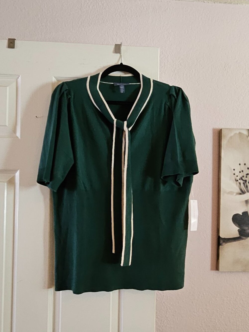 NWT Modcloth 'Bow Thyself' Short Sleeved Sweater 1X